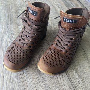 Leather high-top Nobull shoes size 10W/8.5M